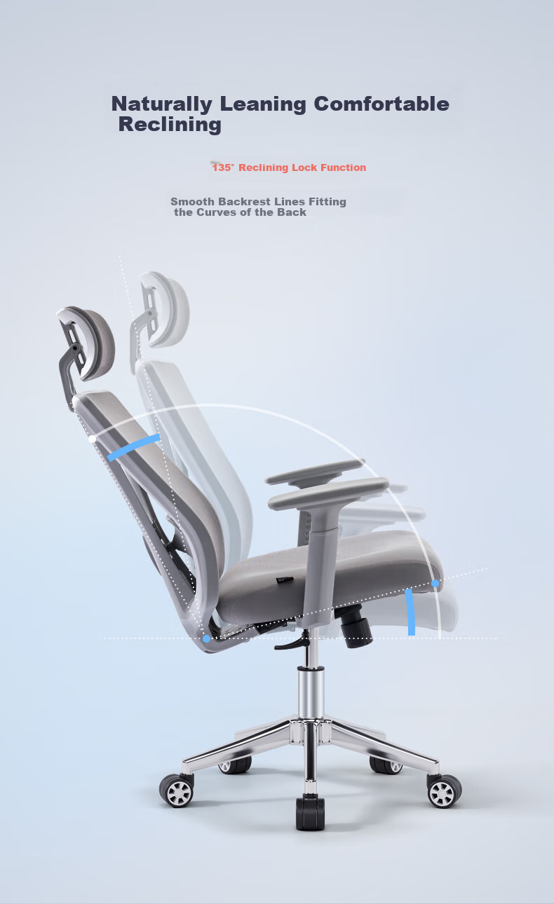BECAUSES Ergonomic Chair, Comfortable for Long Sitting, Computer Chair, Reclining Office Chair, Gaming Chair, Study Chair, Streamer Chair 0815H 7
