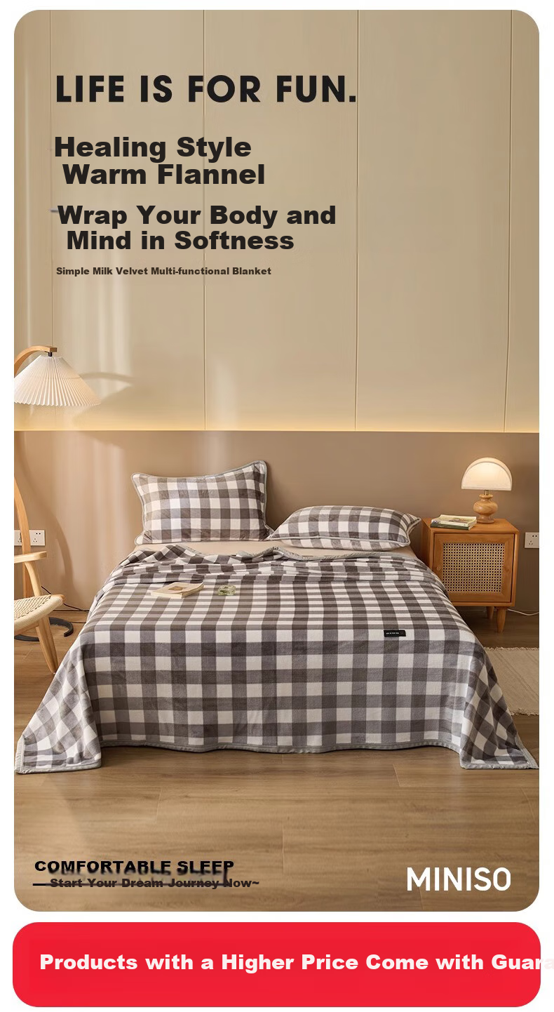 MINISO Blanket, Thin Summer Quilt, Nap Throw, Cooling Blanket, Air Conditioning Quilt, Towel Blanket, 180x200cm 1