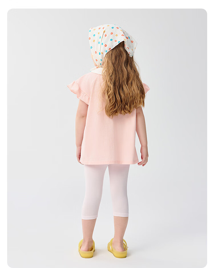 BALABALA Girls' Leggings, Children's Pants, Three-Quarter Shorts, Toddler Pants, Moisture-Wicking, Breathable, Skin-Friendly, 208225170001 9