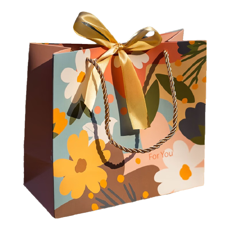 Fanyejia High-End Gift Box Packaging Wedding Favor Gift Bags, 3 Handheld Paper Bags, Birthday Gifts for Girlfriend, Mid-Autumn Festival