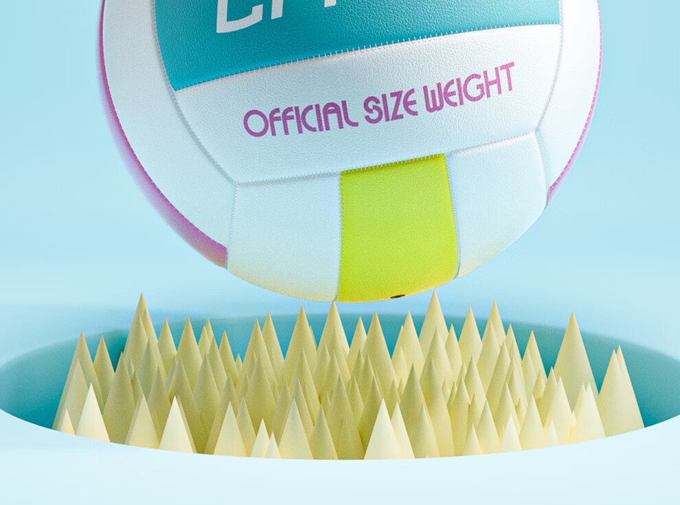 Li-Ning Volleyball, Standard Competition Training for Middle School Entrance Exam, Size 5, for Adults And Children, Elementary School Students, Soft And Hard Shells, No. 5 Ball 9