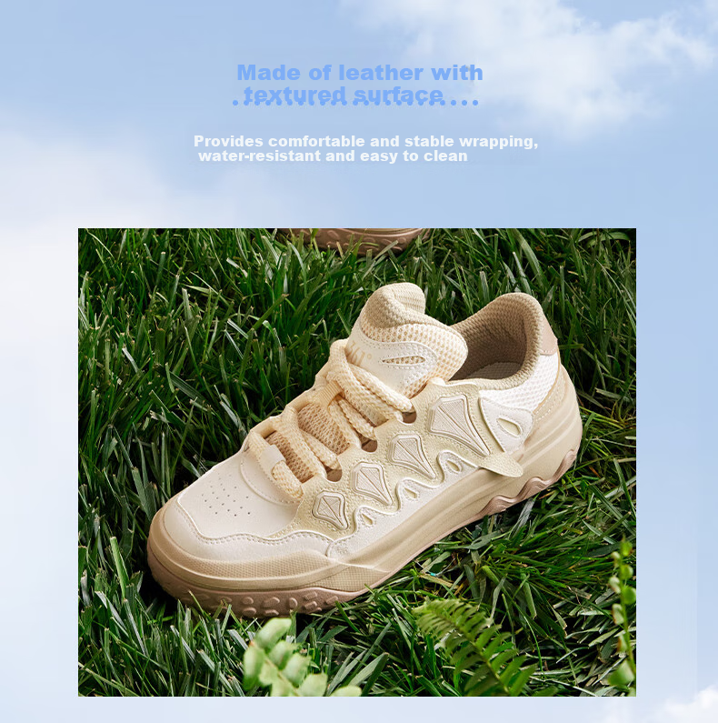 361° Women's Sports Shoes, Spring Leather Retro Couple Sneakers, Style 682516610-2 8