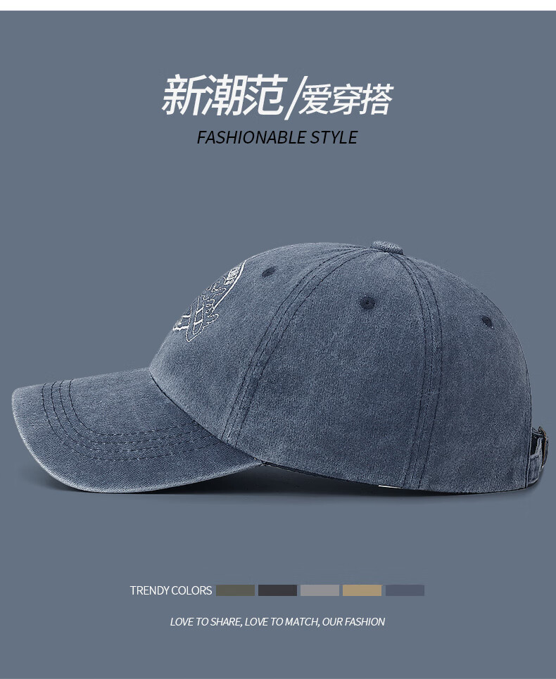 Jiancai Baseball Cap for Men And Women, Korean Style Trendy Couple's Sun Protection Hat, Outdoor Sports Casual Visor Cap for Me 5