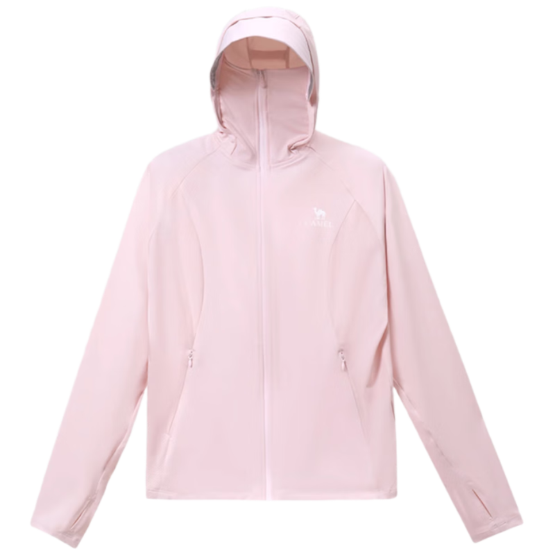 CAMEL Cold White Outdoor Sun Protection Clothing for Spring And Summer, Men's And Women's Original Yarn Cool-Feeling UPF50 Jacket Sun Protection Garment