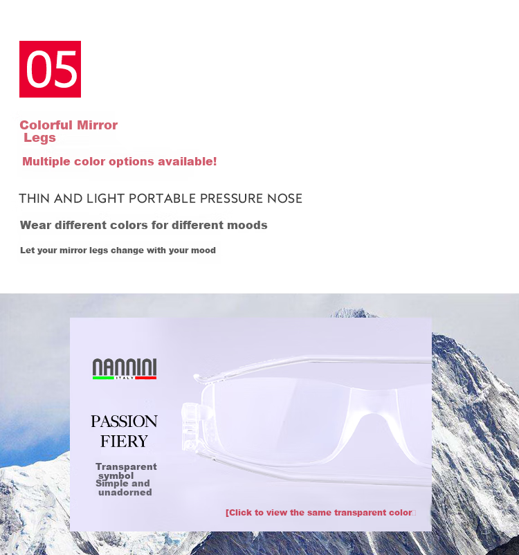 NANNINI , Italian Imported Reading Glasses for Men And Women, Foldable, Portable, High-Definition Reading Glasses for School 7