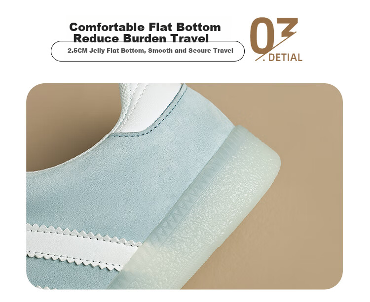 ZHR Dexun Women's Shoes, Fresh Dopamine Versatile Women's Shoes, Soft-Soled Comfortable Casual Shoes, M606, Blue, Size 39 7