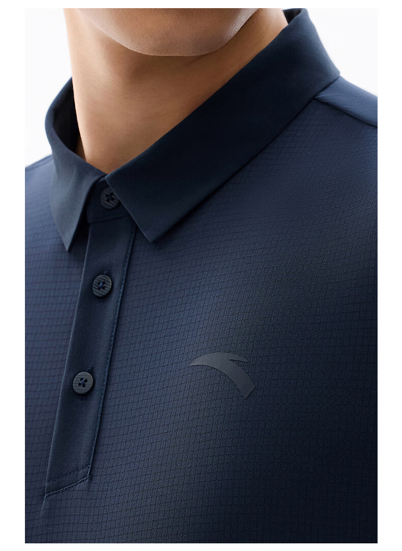 Anta Xingdong Polo | Lightweight Business Quick-Dry Collared Short Sleeve Men's Summer Commuter Breathable T-Shirt Crisp Top 3