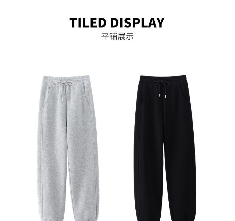 MJ STYLE Fashion Casual Women's Outfit, Spring And Autumn 2026 New Style, Solid Color Skin-Friendly Comfortable Sportswear Series, Complete Set of Hoodie And Sweatpants 12