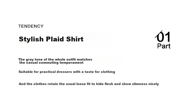 Dme Asymmetric Collar Plaid Minimalist Top Winter Niche Comfortable Simple Style Shirt for Women 5