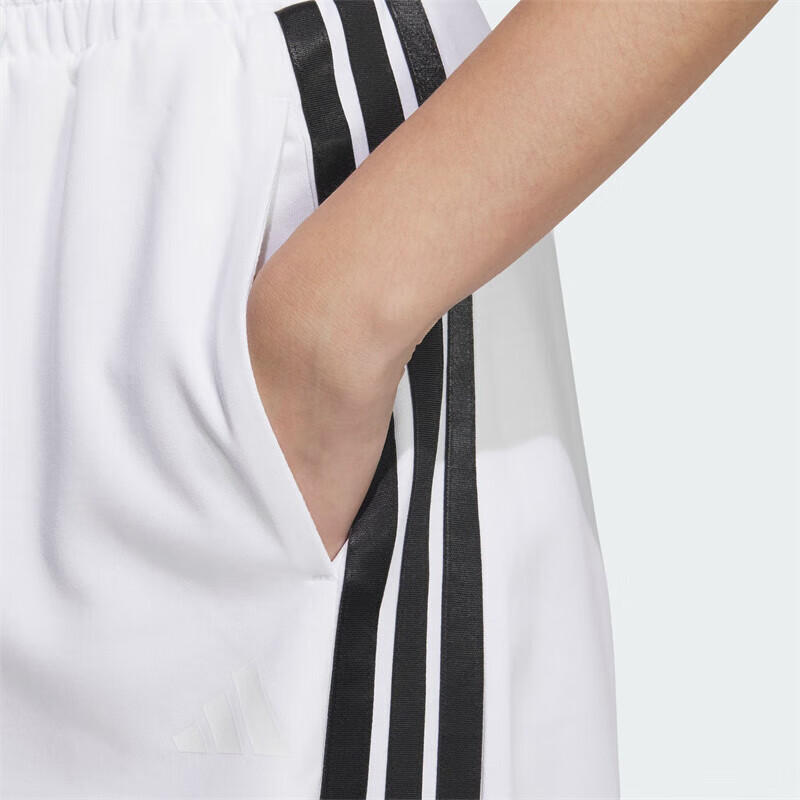 Adidas Women's Fashion High-Waisted Banana Pants, Loose Breathable Casual Pants, Straight-Leg Sports Pants KB4629 A/L 5