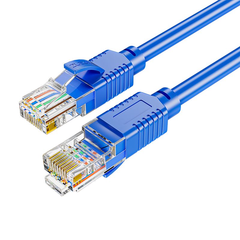 ZLEUE Cat6 Gigabit Ethernet Cable, 8-Core Twisted Pair, High-Speed Network Cable for Engineering, Home, Computer, Broadband, Surveillance, And Network Patch Cord, Blue, 30 Meters, ZL-6300BL