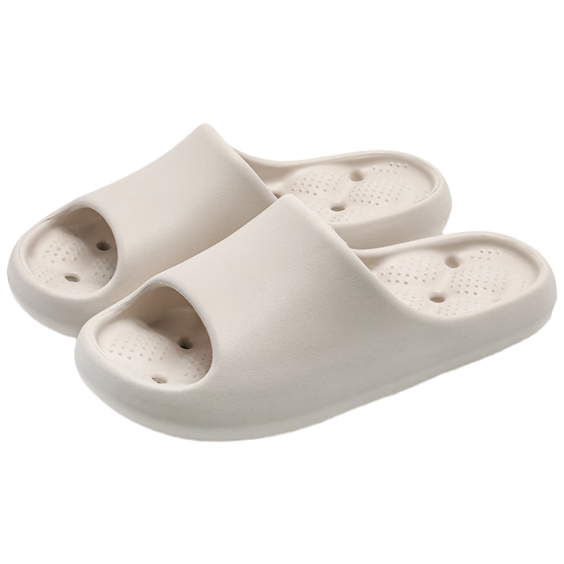 MINISO Bathroom Water-Draining Slippers for Men And Women, Summer Quick-Drying Indoor Home Couple Shower Massage Non-Slip Sandals