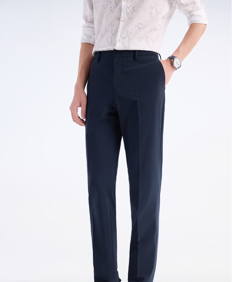 JOEONE Men's Pants, Dress Pants [Wrinkle-Resistant, Color-Fast, Stress-Free Dress Pants], Spring And Summer Business Casual Pants for Men, Size 35 9