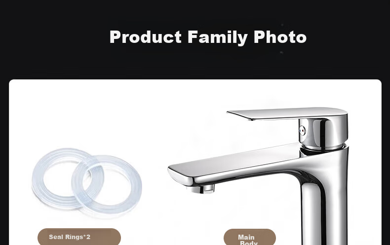 Zunchi Sink Faucet, Hot And Cold Stainless Steel Basin Tap, Single Hole Bathroom Washbasin Faucet 1028 22