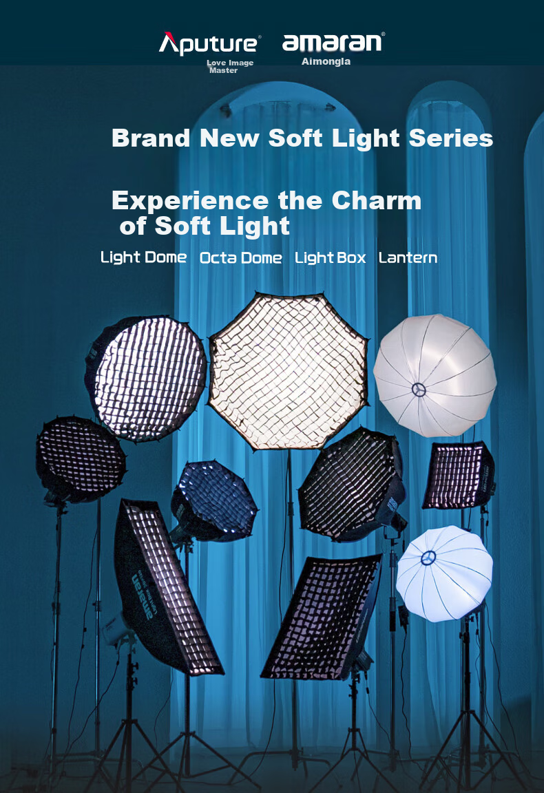 AMARAN Softbox, Octa Dome 90cm Quick-Install Octagonal Softbox, Quick-Detach Portable Deep Mouth Parabolic Live Streaming Photography Fill Light Beauty Light Softbox 2