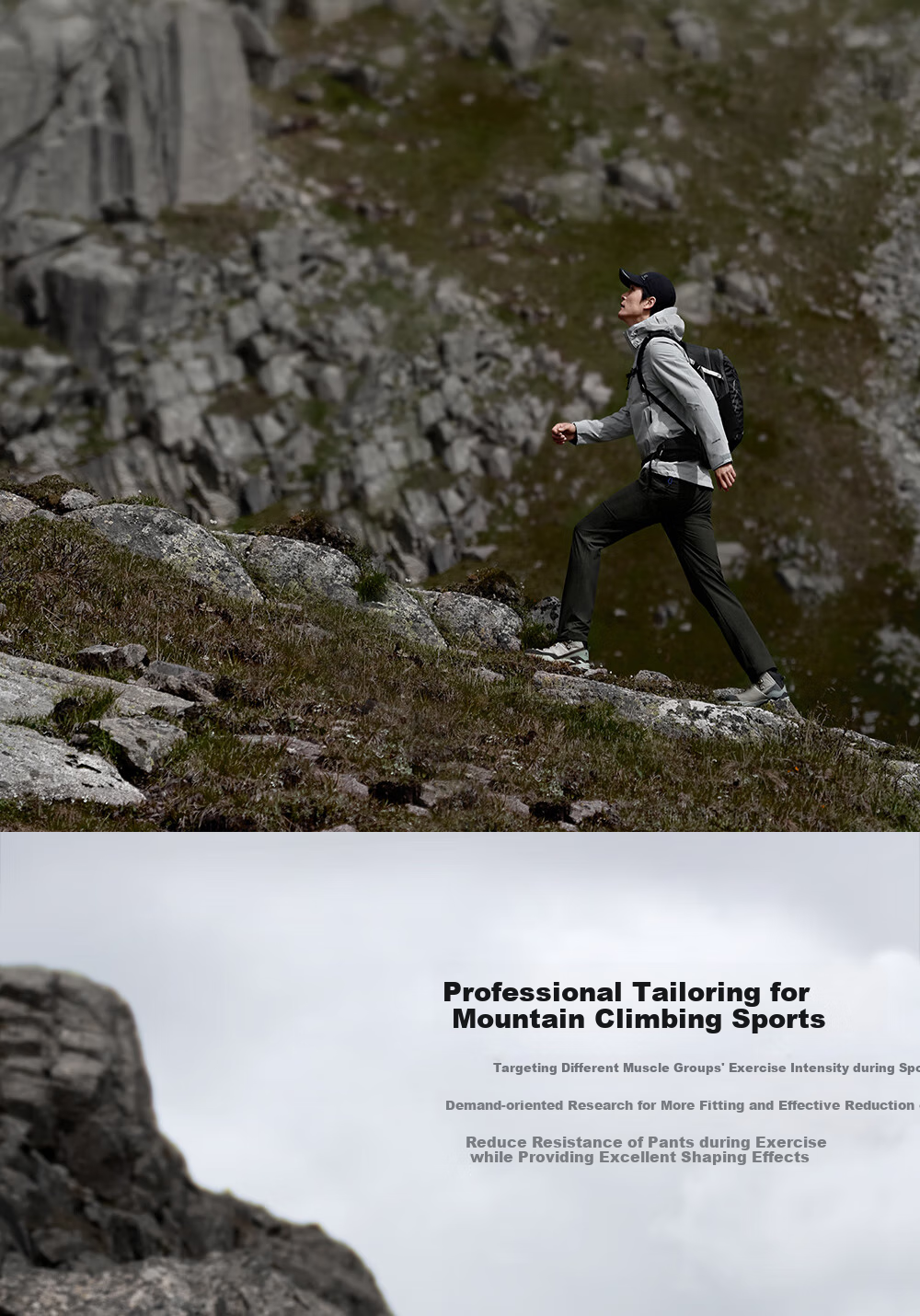 KAILAS Men's T10-X Softshell Pants CORDURA Durable Breathable Windproof Outdoor Heavy-Duty Hiking Pants 7