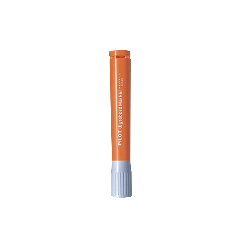 PILOT Large Capacity Whiteboard Marker, Water-Based Erasable, Thick Barrel Marker, Logistics Marking Pen, WBMAR-12L Orange Single Pack