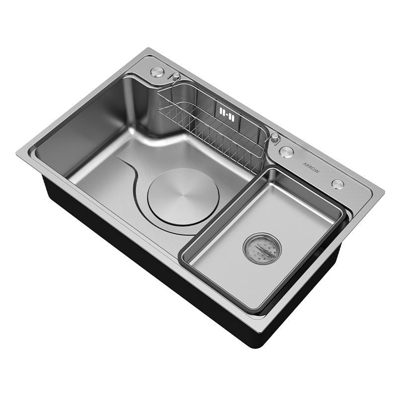 ARROW 304 Stainless Steel Sink, Large Single Bowl, Japanese-Style Wide Opening Single Bowl, Kitchen Vegetable Washing Basin [Renovation Subsidy 15%]