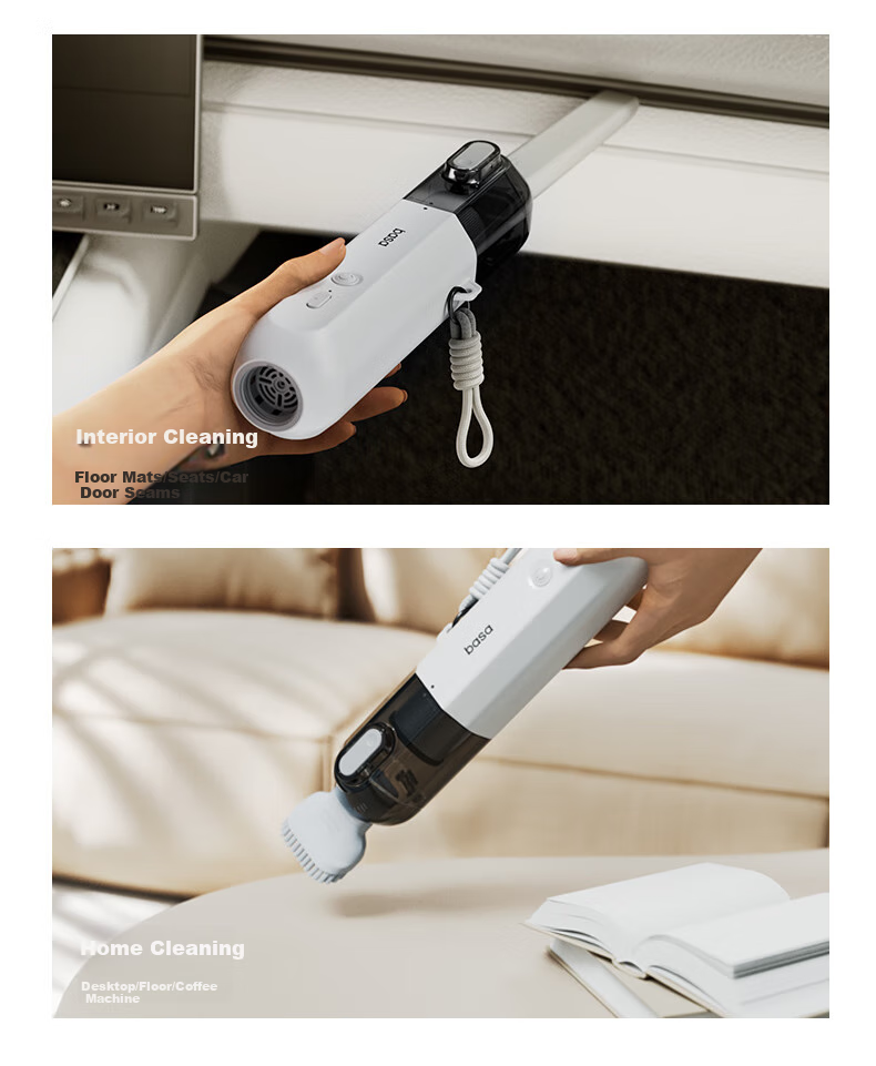 Basa Car Vacuum Cleaner, Cordless Handheld High Suction Power, for Car And Home Use, Desktop Cleaning, High Power, Mini Portable Handheld Vacuum, 6000Pa 14