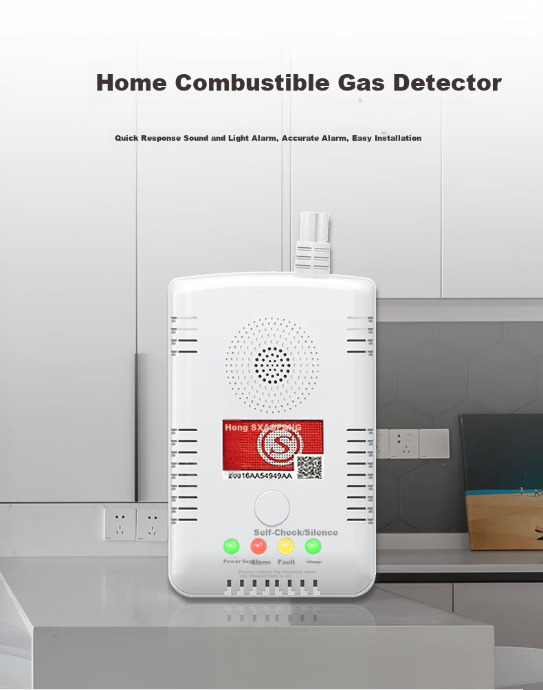 PGST Gas Alarm, Natural Gas Combustible Gas Detector, Liquefied Leak Fire Protection, Propane 219+ Mechanical Arm 1