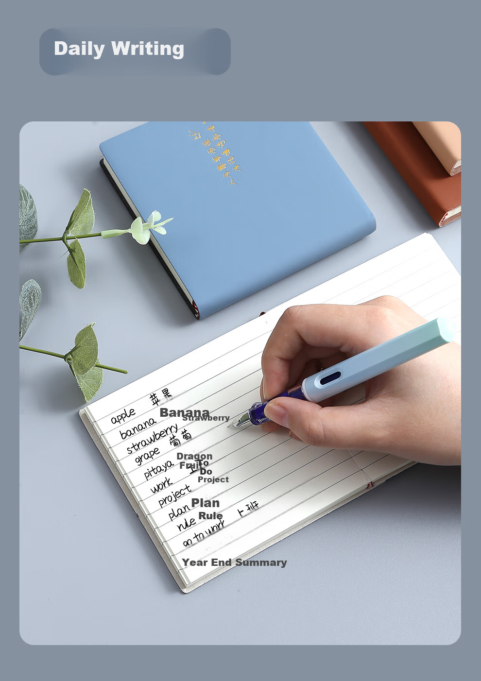 Jiaranheng Pocket Museum Stamp Collection Notebook, Travel Check-In Mini Journal, Square Notepad, Portable Planner, Blank Notebook, Memo Pad, Diary, Customizable 7