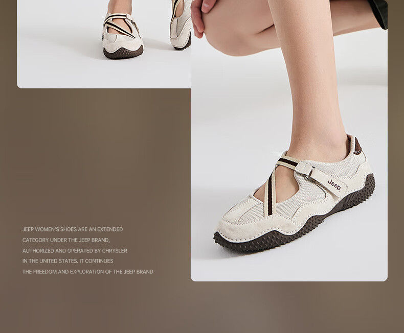 Jeep French Mary Jane Shoes for Women, Spring And Autumn Retro Casual Leather Shoes, Non-Slip Shallow Mouth Flat Single Shoes, Gray, Size 40 5