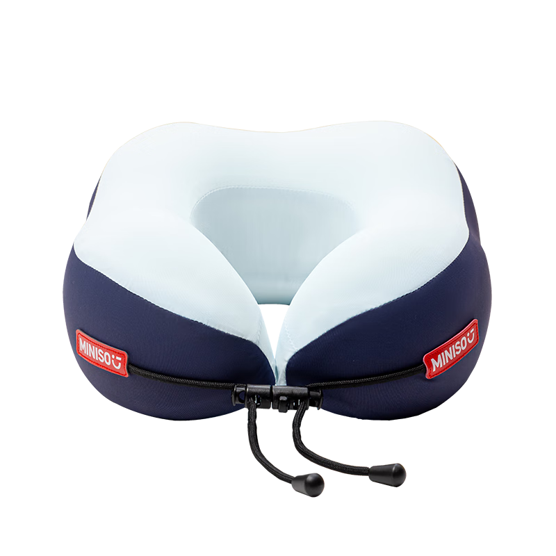 MINISO Memory Foam U-Shaped Neck Pillow, Travel Portable Cushion, Long-Distance Journey Neck Pillow, Office Nap Pillow, Sleeping Aid