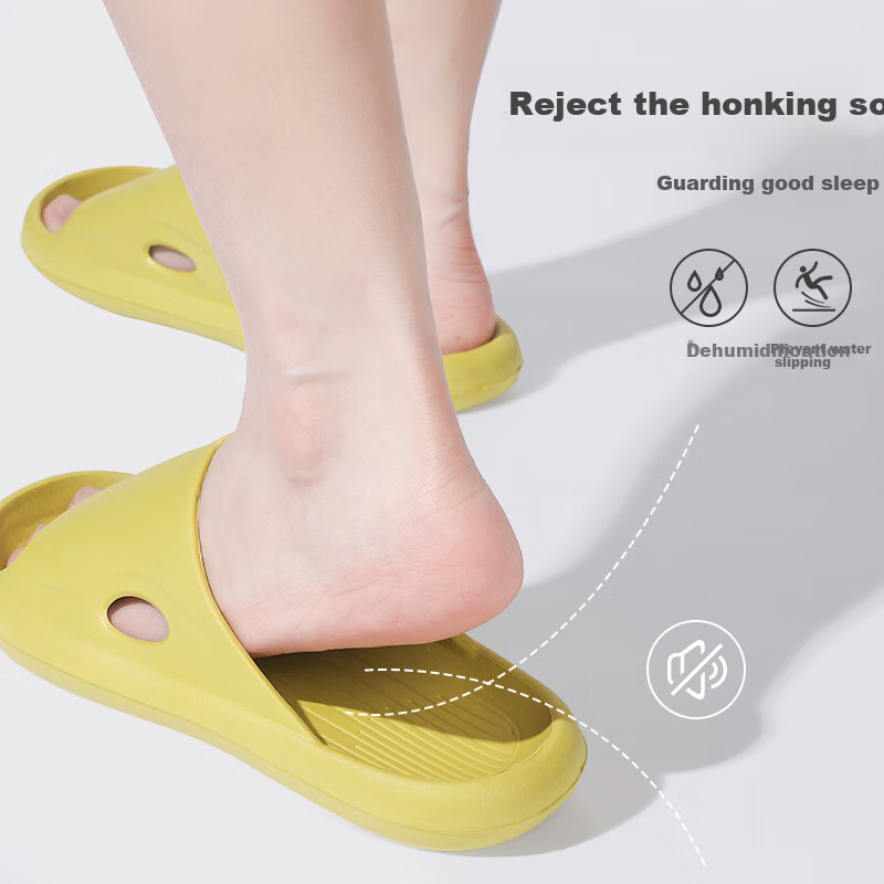 FOOTOPPO Women's Slippers, Summer Indoor Soft Squishy Feel, EVA Home Slippers, Non-Slip Bathroom Slides for Showering