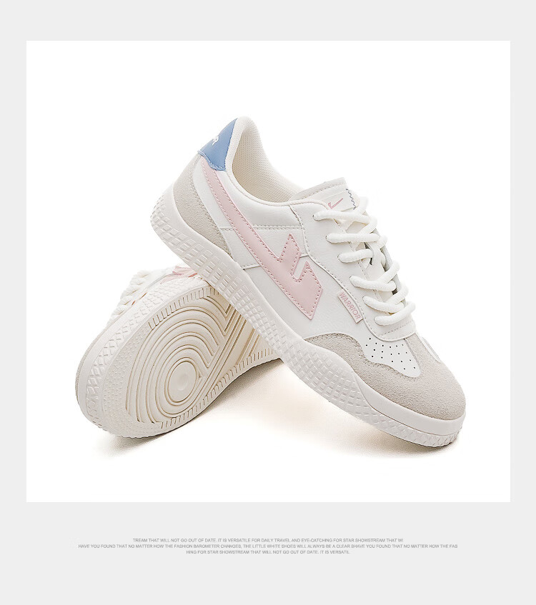 Warrior Official Women's Training Shoes 2026 New Versatile Simple Casual Sneakers Women Beige Gray Dark Blue Size 39 22