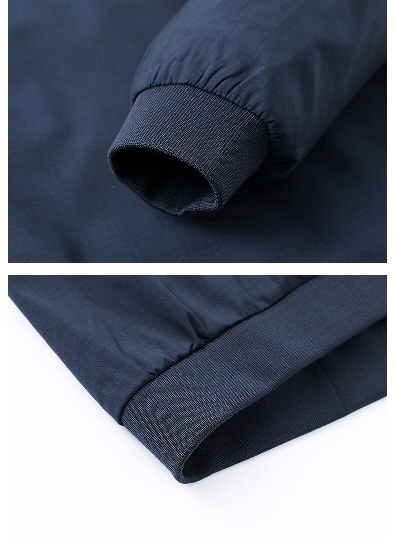 Baocaiyang Middle-Aged Dad Casual Jacket for Men, Spring And Autumn Stand-Up Collar Cadre Uniform Outerwear, Middle-Aged And Elderly Men's Clothing 10