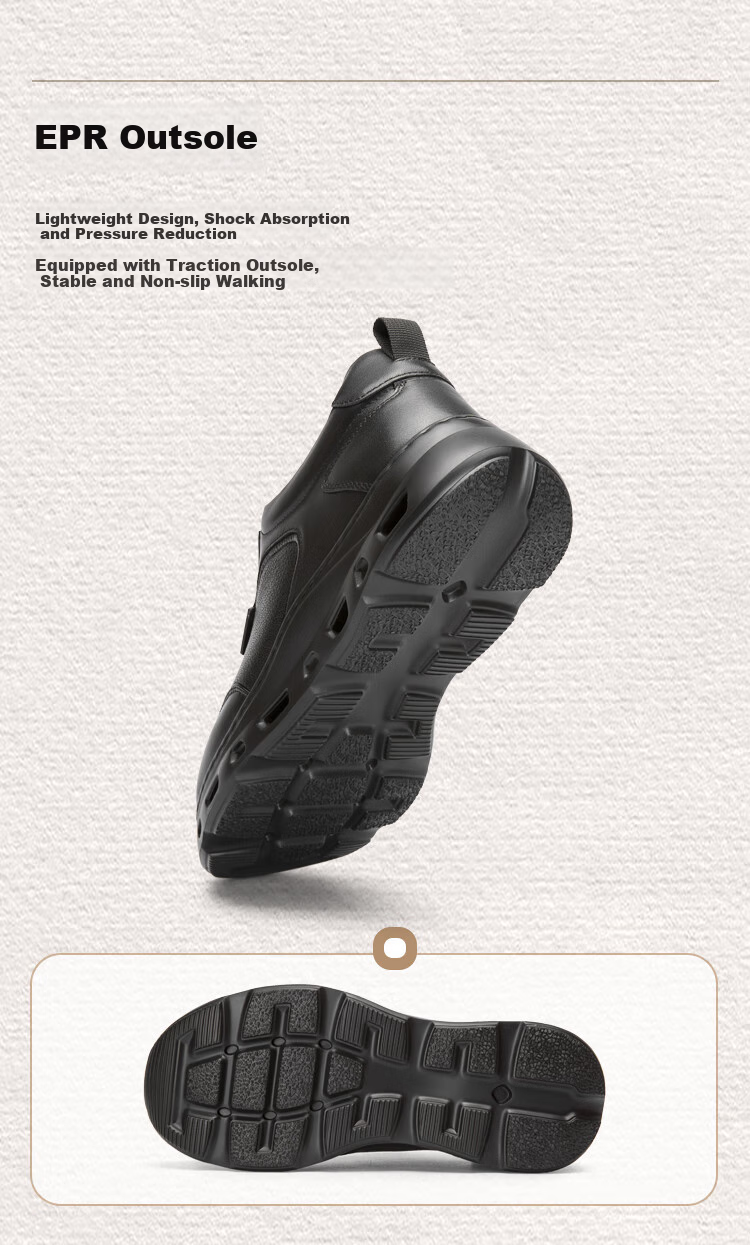 Goldlion Men's Shoes 2025 New Fashion Versatile Comfortable Cushioning Sneakers Business Casual G559510353AAB Black Size 43 8