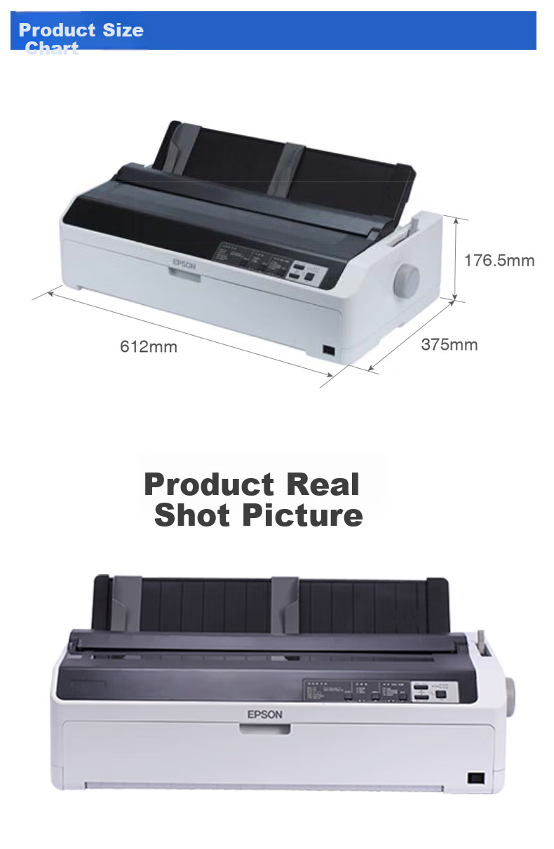 Epson LQ-1600KIVH Dot Matrix Printer (136-Column Cartridge), LQ-1600K4H Dot Matrix Printer (Enterprise Edition with 2-Year Warranty) 5