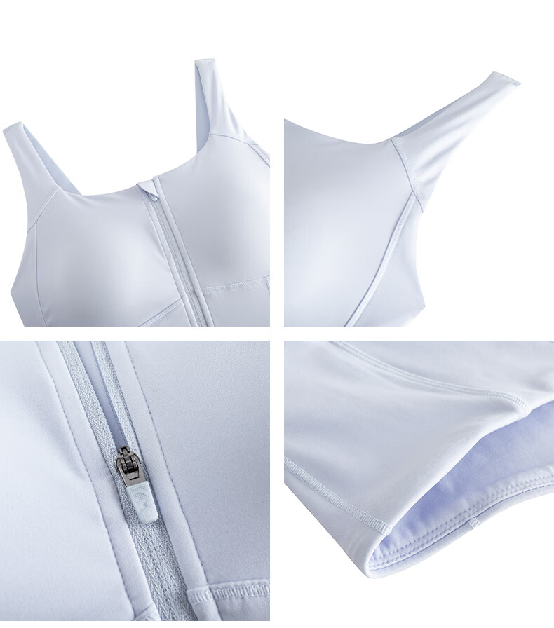 ANTA Easy-To Sports Bra | One-Piece High-Impact Fitness Ice Skin Women's Yoga Tank Top Sports Bra 12