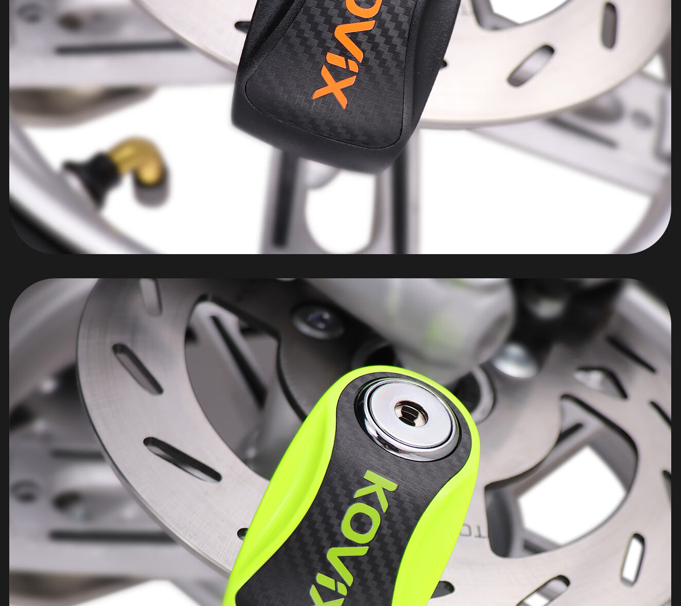 KOVIX KNN1 Disc Brake Lock for Electric Bikes And Scooters, Anti-Theft Lock for Mountain Bikes, Portable Brake Disc Lock for Motorcycles 11