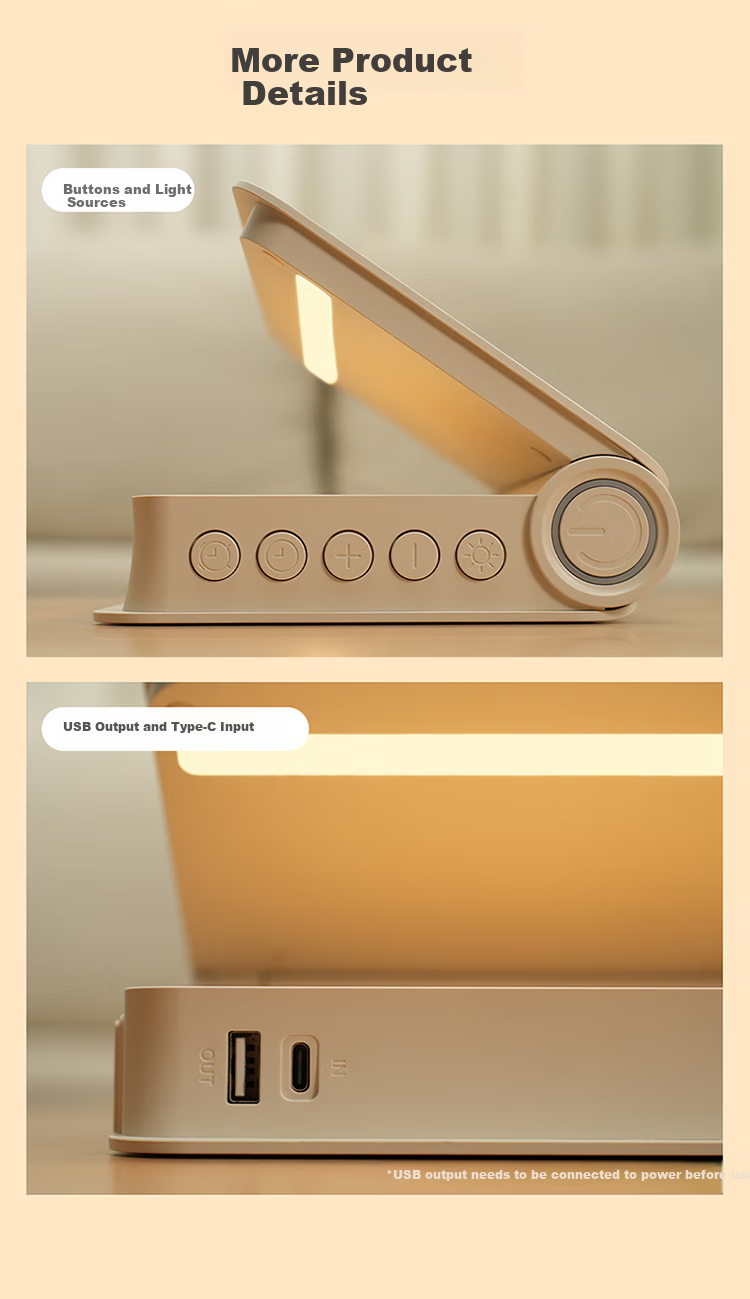 EZVALO Sleep Reading Lamp with Bluetooth Speaker, Bedside Night Light, Sleep Light, Alarm Clock, Wireless Charging, Practical Birthday And Mid-Autumn Festival Gift for Men And Wome 13