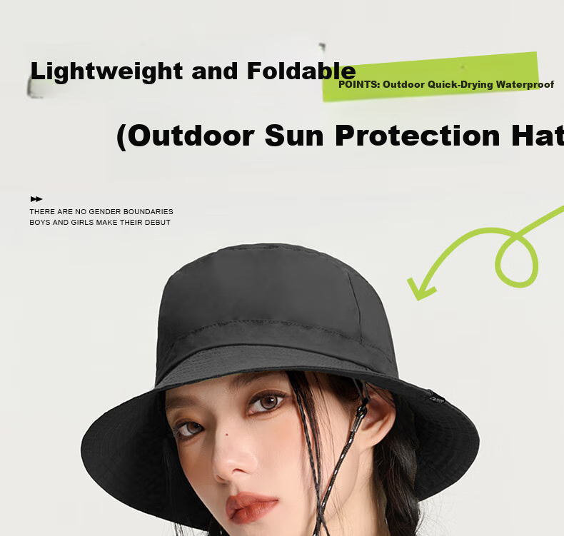 CACUSS Women's Summer Sun Protection Bucket Hat Outdoor Sun Hat Colorblock Slim Face Purple Yellow Plaid 1
