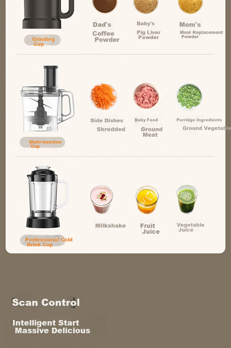 Joyoung Home Quiet Blender, 1.75L Large Capacity Juicer, Soy Milk Maker, Food Processor, Adjustable Texture, Multiple Noise Reduction Layers, Double-Layer Soundproofing, Variable Frequency Quiet B1 (2025) 33