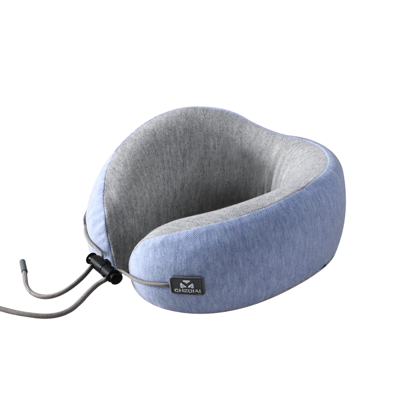 BIMLL U-Shaped Neck Pillow Memory Foam Travel Pillow Portable Neck Support Cushion for Sleeping