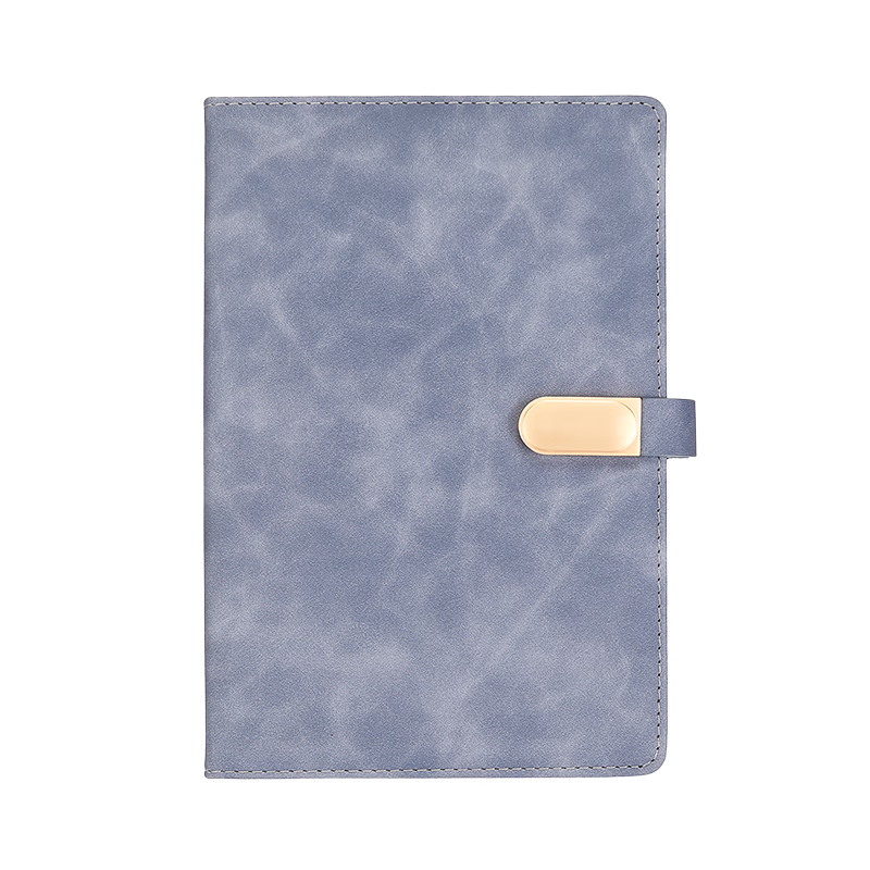 Zhongjian Stationery Buckle Notebook Simple Thickened A5 Blue Business Meeting Record Diary Office Supplies 25-209