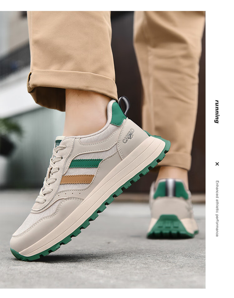 CARTELO Men's Casual Sports Sneakers, Autumn And Winter New Classic Retro Versatile Dirty Shoes, Outdoor Hiking Jogging New Style 18
