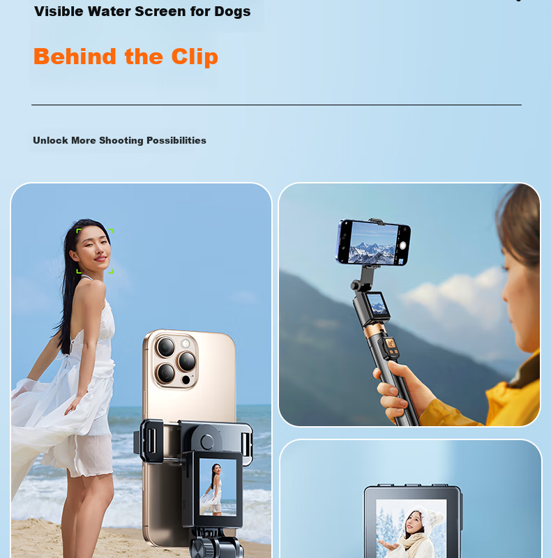 FUNSNAP Selfie Stick with Beauty Light, Handheld Telescopic Tripod for Mobile Phones, 360° Rotatable Multi-Functional Portable Floor Stand for Travel Live Streaming Outdoor Use 18