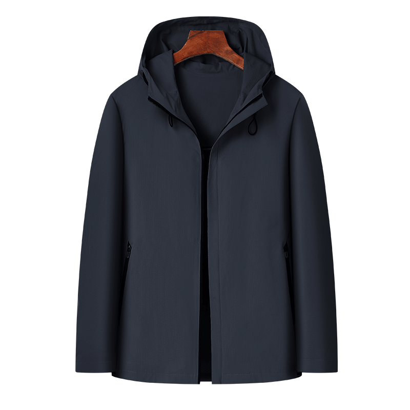 Judger Jacket for Men, Summer And Autumn Style, Lightweight Breathable, Smooth Texture, Hooded Mesh Breathable, Commuter Outdoor Casual Cardigan Coat