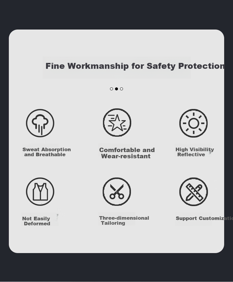 Aiwomu Outdoor Work Construction Site Reflective Vest, Building And Landscaping Construction Sanitation Traffic Printed Reflective Vest, Standard Style Fluorescent Orange XL 2