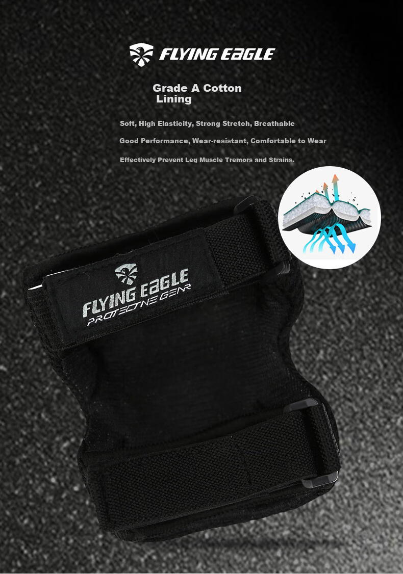 Feiying Children's Roller Skating Protective Gear, Skateboard Bicycle Inline Skates Roller Skates Protective Knee Pads Helmet Hat Roller Skating Bag Set 7