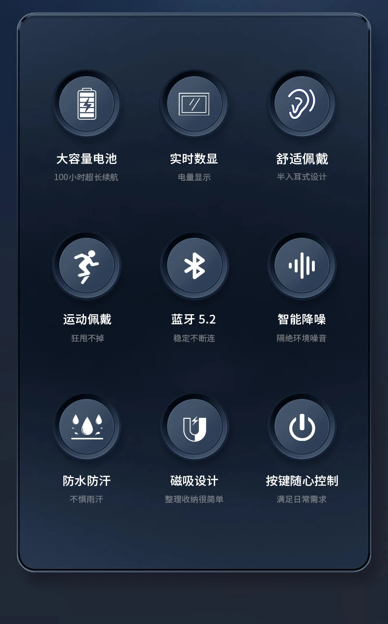 Newman C37 Bluetooth headset hanging neck wireless sports headset neck hanging semi-in-ear noise-cancelling music headset super long battery life large battery for Apple Huawei Xiaomi mobile phone Newman C37 Bluetooth headset hanging neck wireless sports headset neck hanging semi-in-ear noise-cancelling music headset super long battery life large battery for Apple Huawei Xiaomi mobile phone