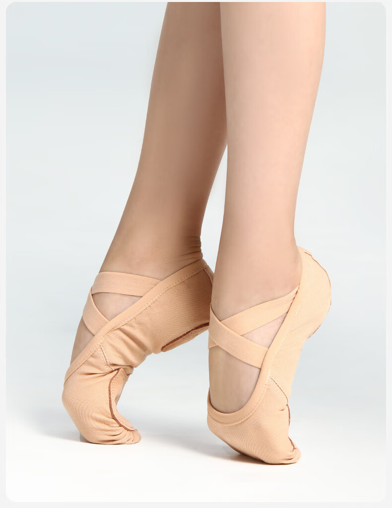 Baiwu Mayuan Women's Children's Soft Sole Ballet Dance Shoes Adult Practice Shoes JD Self-operated Dance Shoes Ballet Shoes 2
