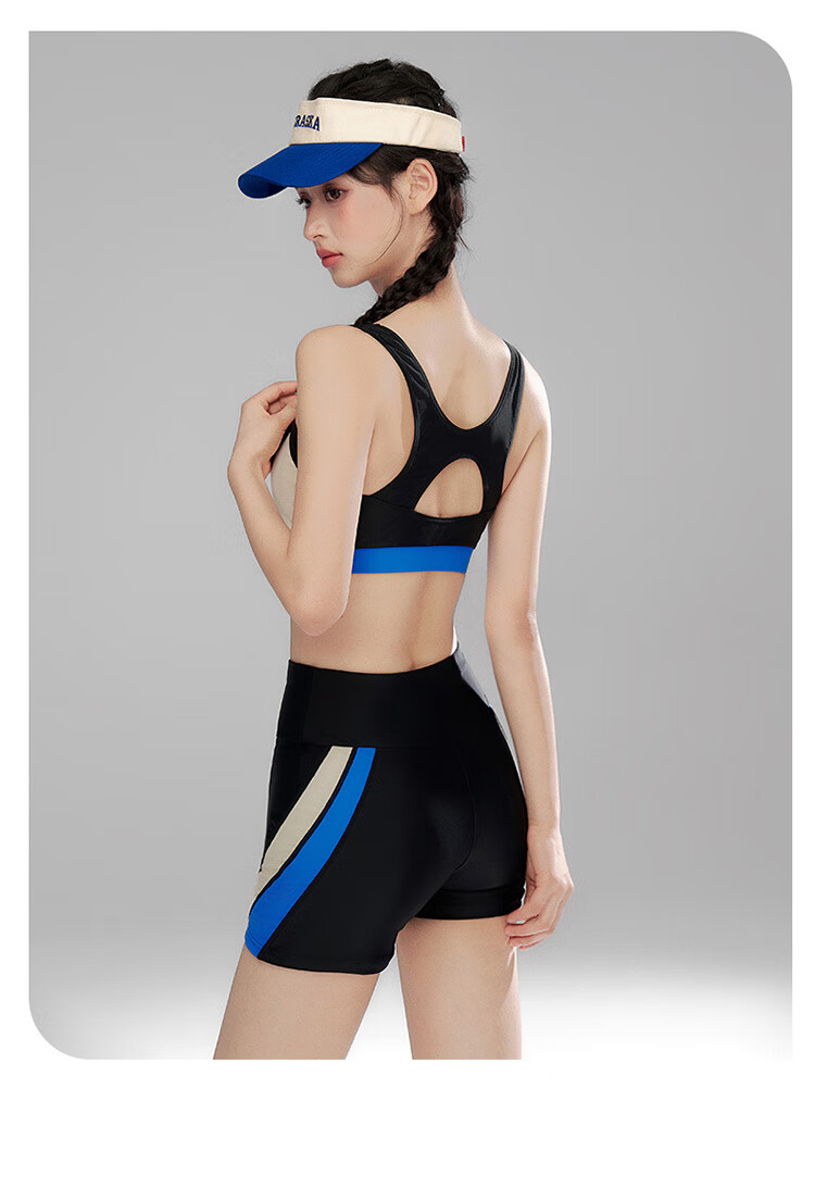 Sanqi Women's Conservative Two-Piece Swimsuit Set with Long Sleeves, Slimming Cover-Up for Sports, Hot Springs And Beach Swimming, 2XL 11