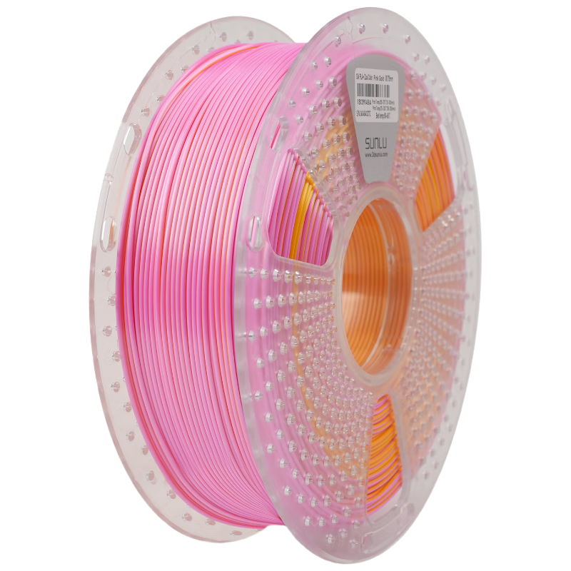 Sanlv 3D Printing Consumables, Dual-Color And Tri-Color Silk PLA, Silk Gradient with Controllable Luster, Aesthetic Consumables, Compatible with Tuozhu Chuangxiang Aileku 3D Printers, Universal Consumables