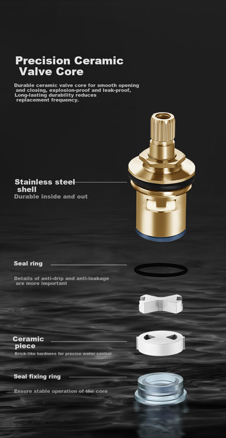 ARROW Brass Thickened Angle Valve, Explosion-Proof, for Cold And Hot Water, Copper Alloy Single Cold Outlet Ball Valve (Blue) AE5280CP-C 1