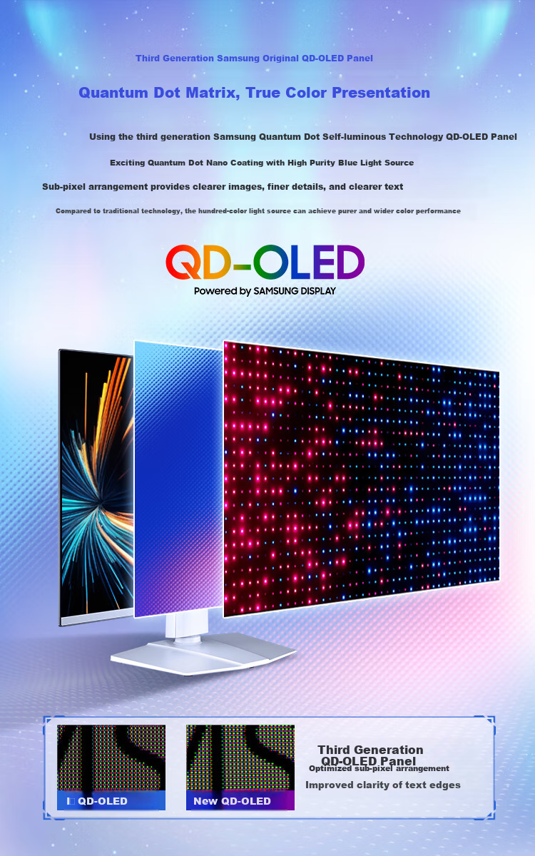 MSI Aurora MPG 321URXW QD-OLED 32-Inch 4K 240Hz Quantum Dot OLED 0.03ms Type-C 90W White Gaming Monitor 4